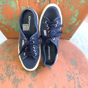 Superga Navy Blue Sneakers